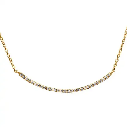 Smykke Carmen i gult gull 14kt med zirkonia - 96312 Smykke Carmen i gult gull 14kt med zirkonia - 96312