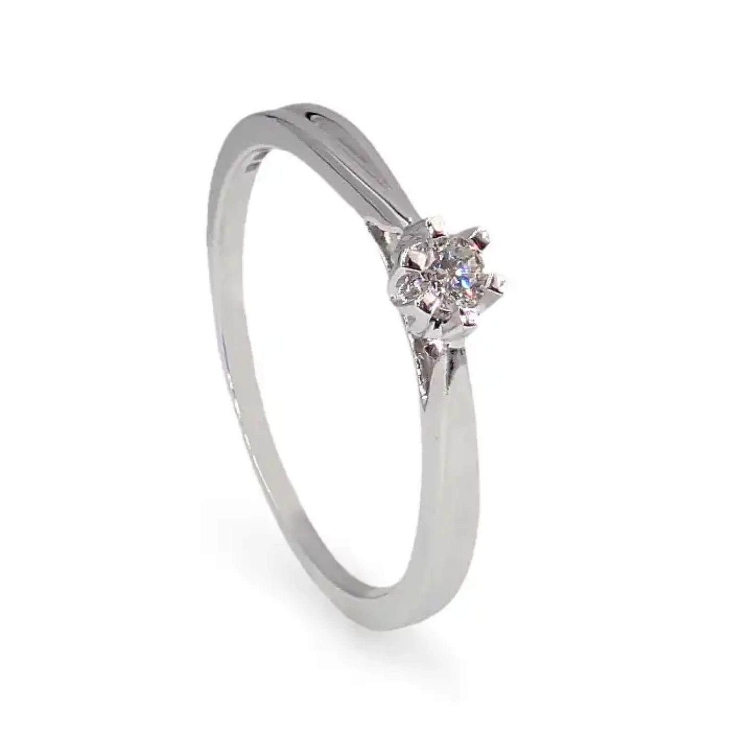 Diamantring forlovelsesring Sitara 0,10 ct W-SI - 222110