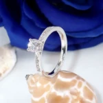 Diamantring forlovelsesring Azur 0,50 ct E-VS2 - ABR01139