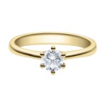 Forlovelsesring  diamantring  Diona 0,50 ct TW-Si 14kt gult  gull - 180010500