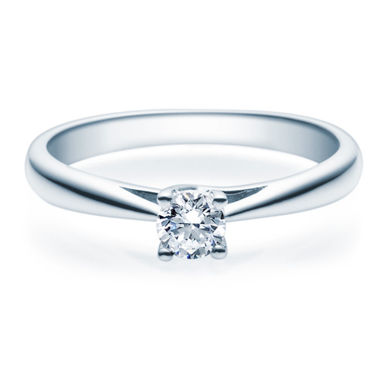 Diamantring forlovelsesring  0,25 ct i 14kt gull. Alida - 18002025