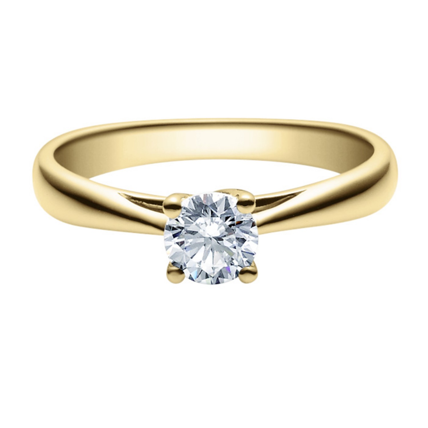 Diamantring forlovelsesring  0,50 ct i 14kt gull. Alida - 180020500