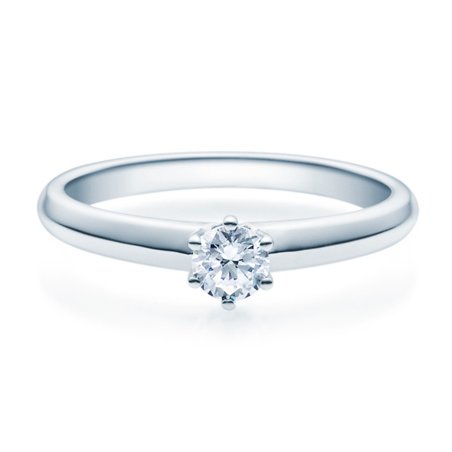 Diamantring forlovelsesring  0,25 ct i 14kt gull. Violetta - 18003025