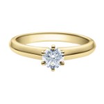 Diamantring forlovelsesring  0,50 ct i 14kt gull. Violetta - 18003050