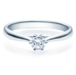 Diamantring forlovelsesring 0,25 ct i 14kt gull. Leticia - 18007025