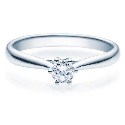Diamantring forlovelsesring 0,25 ct i 14kt gull. Leticia - 18007025 Diamantring forlovelsesring 0,25 ct i 14kt gull. Leticia - 18007025