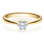 Diamantring forlovelsesring 0,25 ct i 14kt gull. Leticia - 18007025