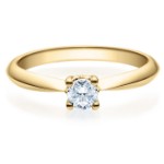 Diamantring forlovelsesring 0,25 ct i 14kt gull. Naima - 18009025