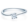 Diamantring forlovelsesring 0,25 ct i 14kt gull. Melina - 18011025