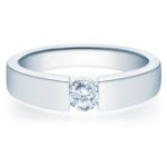 Diamantring forlovelsesring 0,25 ct i 14kt gull. Hestia - 18012025