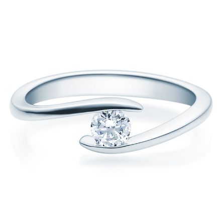 Diamantring forlovelsesring  0,25 ct i 14kt gull. Afrodite - 18015025 Diamantring forlovelsesring  0,25 ct i 14kt gull. Afrodite - 18015025