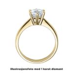 Enstens diamantring Diona 14 kt gull med 0,40 ct TW-Si.Magic Moments -18001040