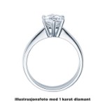 Enstens diamantring Diona 14 kt gull med 0,70 ct TW-Si.Magic Moments -18001070