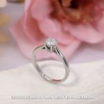 Diamantring forlovelsesring  1,00 ct i 14kt gull. Alida - 18002100