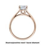 Diamantring forlovelsesring 0,50 ct i 14kt gull. Alida - 18002050