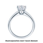 Enstens diamantring Violetta 14 kt gull med 0,20 ct TW-Si.Magic Moments -18003020