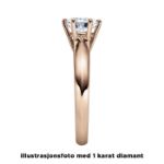 Enstens diamantring Violetta 14 kt gull med 0,30 ct TW-Si.Magic Moments -18003030