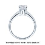 Diamantring forlovelsesring  0,20 ct i 14kt gull. Elissa - 18004020