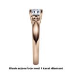 Diamantring forlovelsesring  0,20 ct i 14kt gull. Elissa - 18004020