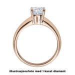 Diamantring forlovelsesring  0,30 ct i 14kt gull. Elissa - 18004030