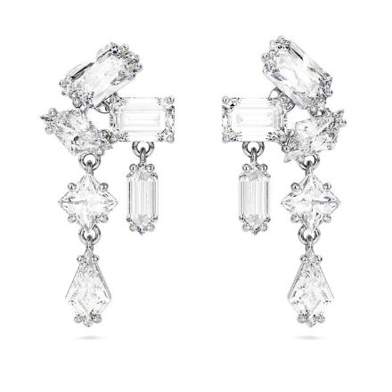 Swarovski øredobber Mesmera drop Mixed cuts, hvitt - 5665825 Swarovski øredobber Mesmera drop Mixed cuts, hvitt - 5665825
