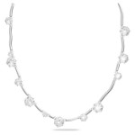 Swarovski collier Constella Mixed round cuts, hvitt - 5638696