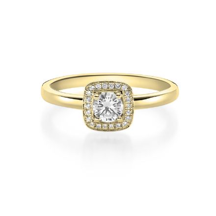 Diamantring med 0.39 ct,  gult gull 18 kt - 159130gg Diamantring med 0.39 ct,  gult gull 18 kt - 159130gg