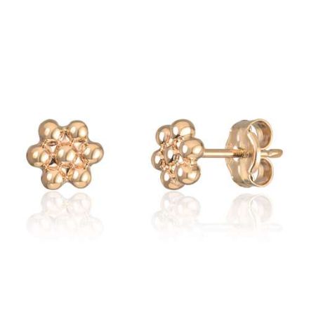 Gulløredobber. Gult gull 14 kt, kulen er 5.4 mm - 47600 Gulløredobber. Gult gull 14 kt, kulen er 5.4 mm - 47600