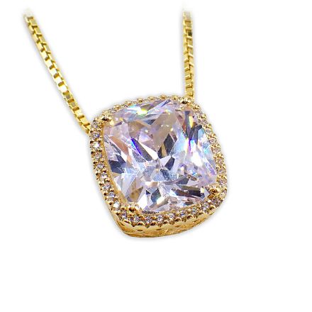 Gullsmykke i 14 kt gult med zirkonia - coc4070956 Gullsmykke i 14 kt gult med zirkonia - coc4070956