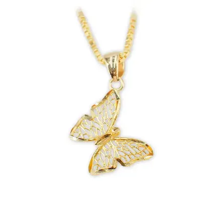 Gullsmykke Sommerfugl i 14 kt gull - 52806 Gullsmykke Sommerfugl i 14 kt gull - 52806