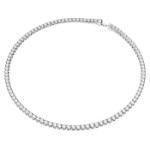 Swarovski smykkesett Matrix Tennis set Round cut, White, Rhodium plated - 5647730