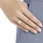  Swarovski Attract Light Round Ring White, Rhodium Plating - 5412053