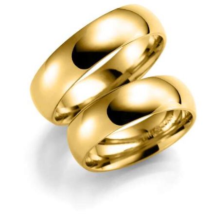 Gifteringer i gull 14 kt, 5 mm. ESPELAND - SE105GU50  Gifteringer i gull 14 kt, 5 mm. ESPELAND - SE105GU50