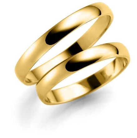 Gifteringer i gull 14 kt, 5 mm. ESPELAND - SE106GU50 Gifteringer i gull 14 kt, 5 mm. ESPELAND - SE106GU50