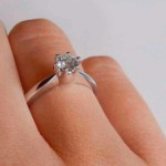 Diamantring forlovelsesring  Ida  0.40 ct River-E - Si2 - COC0098840