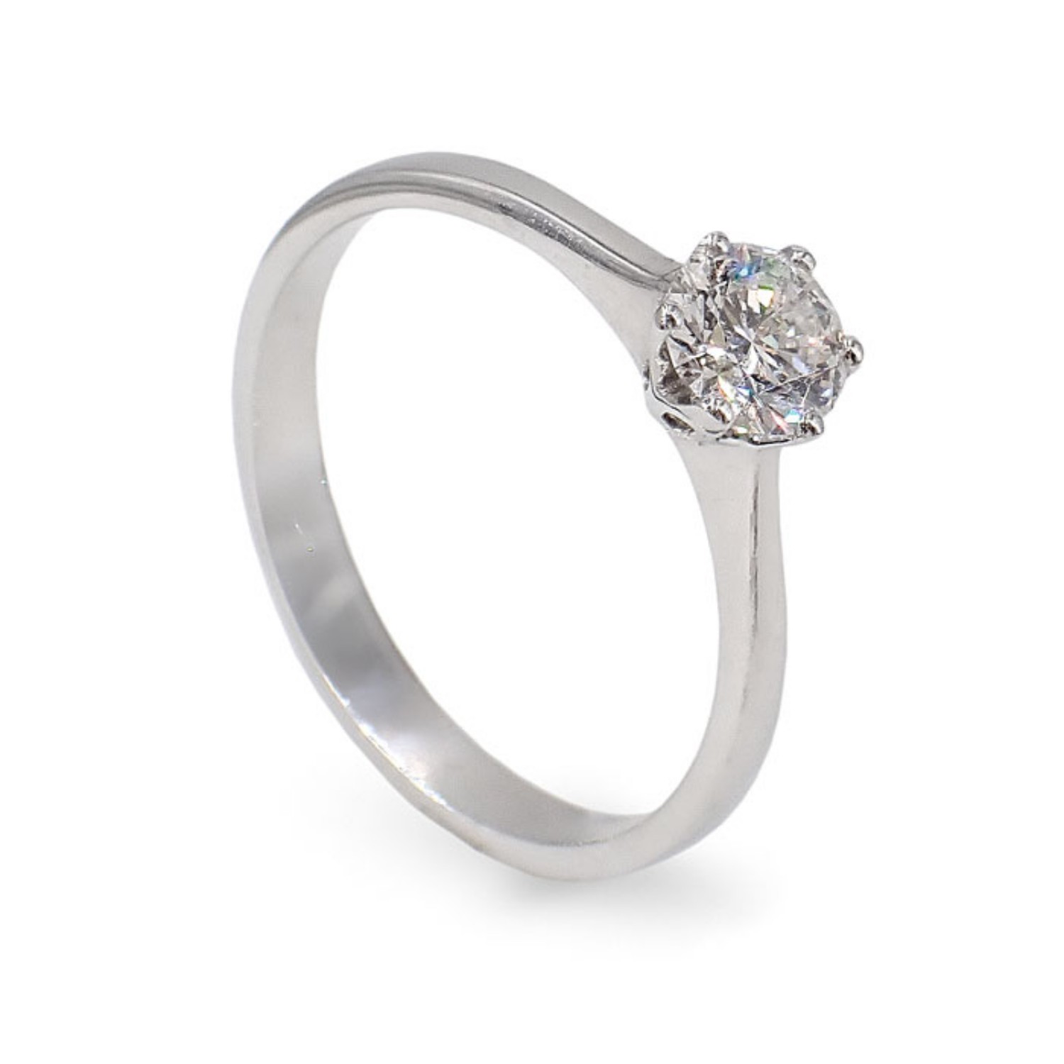 Diamantring forlovelsesring  0,50 ct i 14kt gull. Aida -18016050