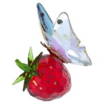 Swarovski figurer Idyllia Butterfly and Strawberry - 5666846