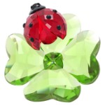 Swarovski figurer Idyllia Ladybug and Clover - 5666852