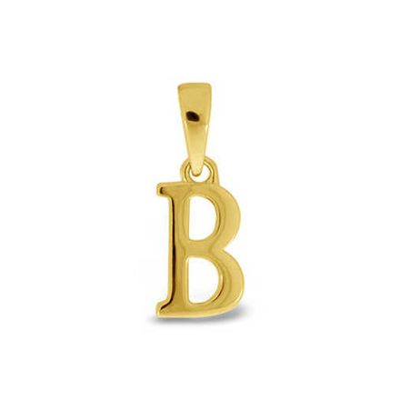 Bokstavsmykke i forgylt sølv, velg bokstav -  211149 Bokstavsmykke i forgylt sølv, velg bokstav -  211149