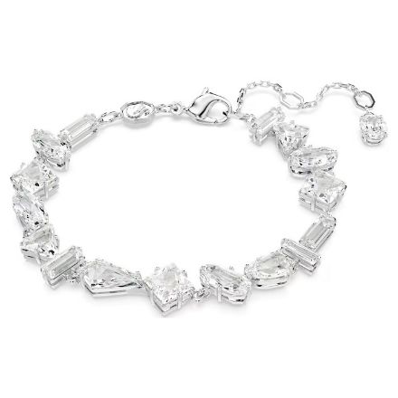 Swarovski armbånd Mesmera bracelet Mixed cuts, White, Rhodium plated - 5661529 Swarovski armbånd Mesmera bracelet Mixed cuts, White, Rhodium plated - 5661529
