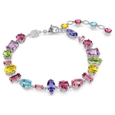 Swarovski armbånd Gema bracelet Mixed cuts, Multicolored, Rhodium plated - 5656427 Swarovski armbånd Gema bracelet Mixed cuts, Multicolored, Rhodium plated - 5656427