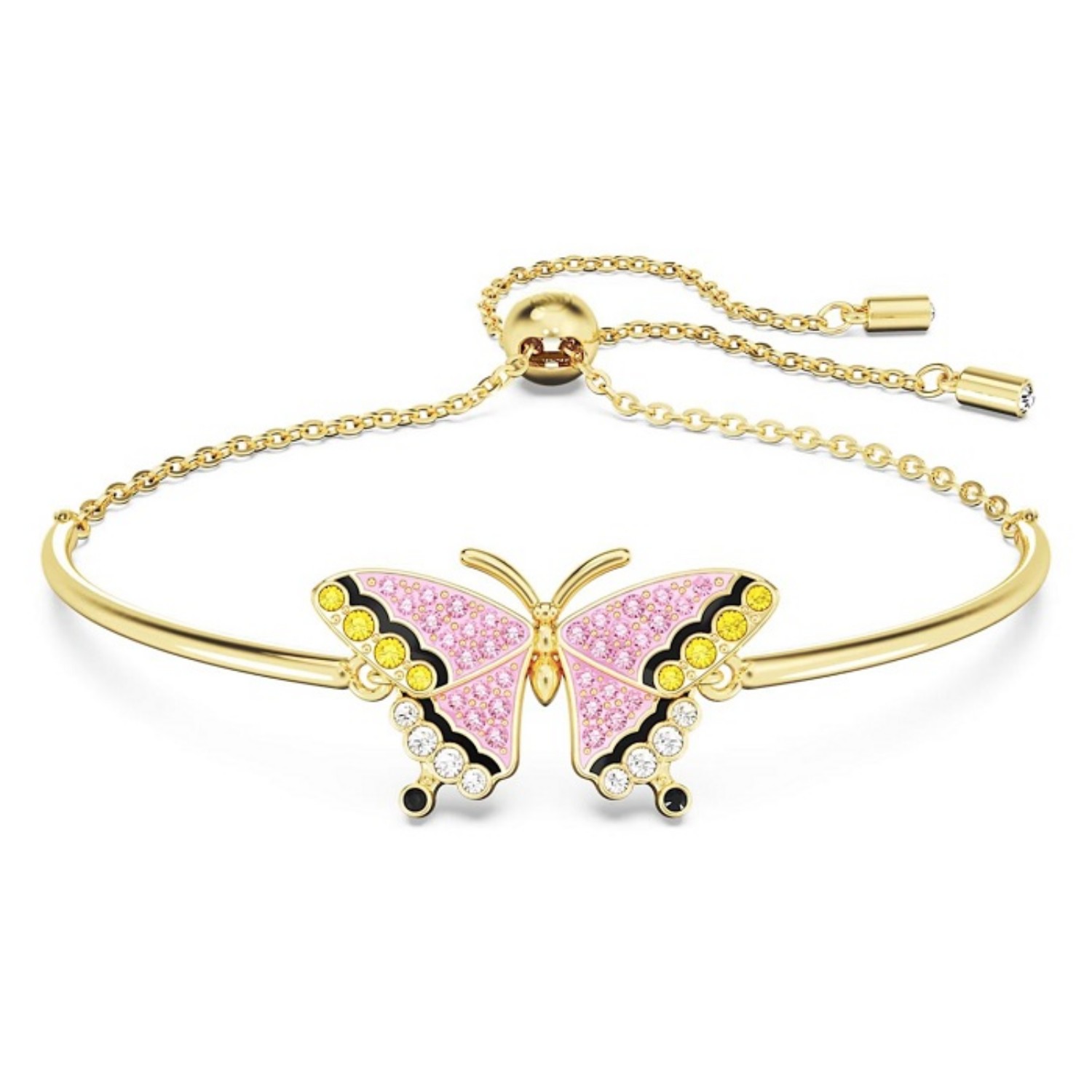 Swarovski armbånd Idyllia bracelet Butterfly, Multicolored, Gold-tone plated - 5670053