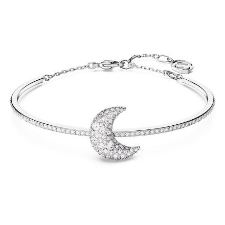 Swarovski armbånd Luna bangle Moon, White, Rhodium plated - 5666175 Swarovski armbånd Luna bangle Moon, White, Rhodium plated - 5666175