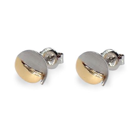 Gulløredobber i 14kt gull, tofarget - coc3000861 Gulløredobber i 14kt gull, tofarget - coc3000861