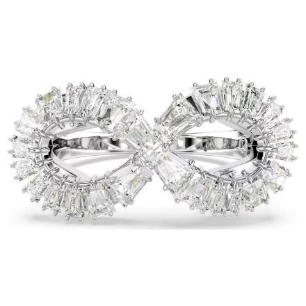 Swarovski Hyperbola cocktail ring Infinity, White, Rhodium plated - 5679698  Swarovski Hyperbola cocktail ring Infinity, White, Rhodium plated - 5679698