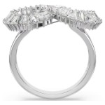  Swarovski Hyperbola cocktail ring Infinity, White, Rhodium plated - 5679698