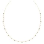 Swarovski collier Imber strandage Round cut, White, Gold-tone plated - 5680091