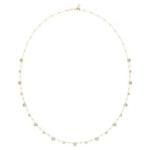 Swarovski collier Imber strandage Round cut, White, Gold-tone plated - 5680091