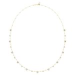 Swarovski collier Imber strandage Round cut, White, Gold-tone plated - 5680091