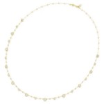 Swarovski collier Imber strandage Round cut, White, Gold-tone plated - 5680091